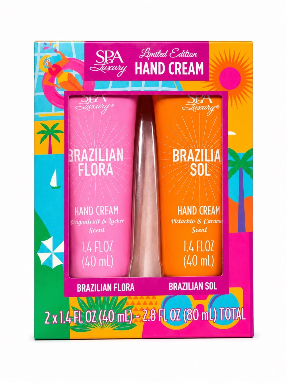 SPA Luxury Limited Edition Hand Cream Duo – Brazilian Flora & Brazilian Sol